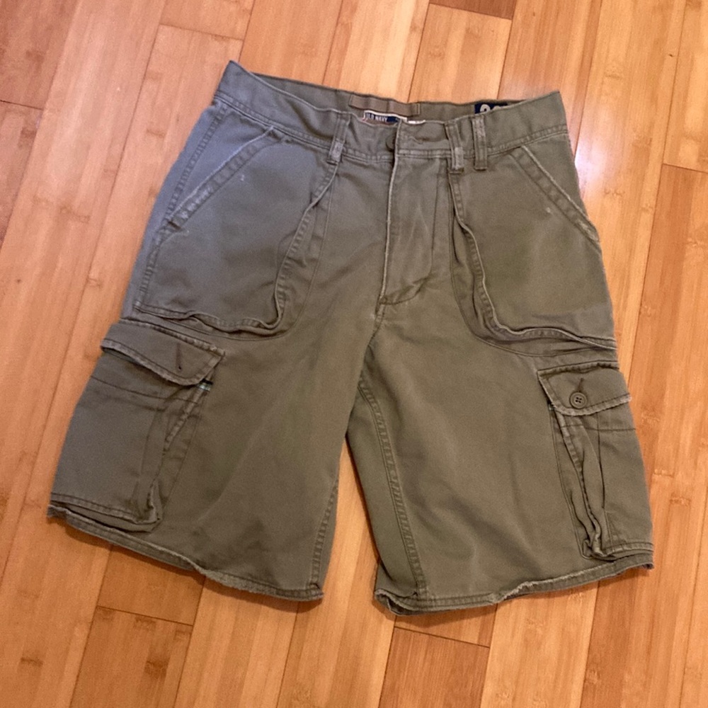 Tough camping hiking shorts.
